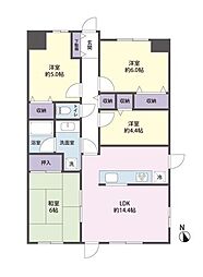 コスモ狭山ロイヤルステージ 4LDKの間取図画像