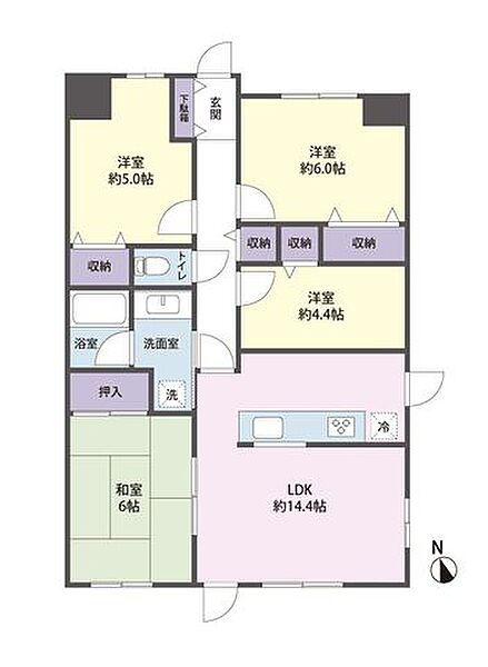 間取りを拡大表示
