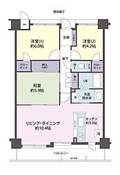 間取図画像 3LDK