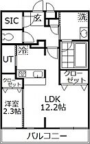 ヴィラ鴻巣 202 ｜ 埼玉県鴻巣市雷電1丁目5（賃貸マンション1LDK・2階・33.70㎡） その2