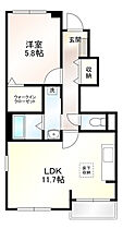 ヒルサイドハウスI 101 ｜ 埼玉県鴻巣市氷川町（賃貸アパート1LDK・1階・45.06㎡） その2