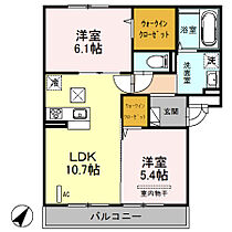 埼玉県桶川市寿1丁目（賃貸アパート2LDK・1階・53.99㎡） その1