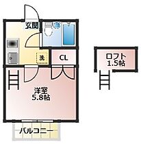 埼玉県熊谷市久下2丁目153-2（賃貸アパート1K・2階・17.50㎡） その2