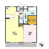 埼玉県鴻巣市栄町（賃貸アパート1LDK・3階・46.75㎡） その2