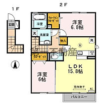 イワモト・ガーデン 201 ｜ 兵庫県西脇市野村町678-1（賃貸アパート2LDK・2階・71.55㎡） その2