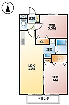 岐阜県揖斐郡池田町本郷（賃貸アパート2LDK・1階・51.40㎡） その2