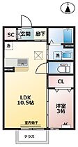 岐阜県大垣市三本木3丁目（賃貸アパート1LDK・1階・33.39㎡） その2