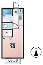 岐阜県大垣市枝郷5丁目（賃貸アパート1R・1階・18.80㎡） その2