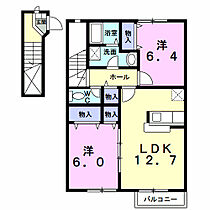 岐阜県安八郡安八町南今ケ渕字東沼639番地1（賃貸アパート2LDK・2階・63.19㎡） その2