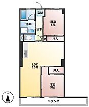 岐阜県大垣市林町2丁目（賃貸マンション2LDK・7階・58.32㎡） その2