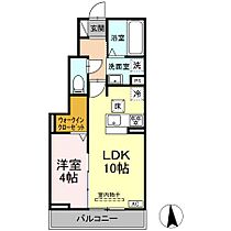 岐阜県大垣市築捨町3丁目（賃貸アパート1LDK・1階・36.67㎡） その2