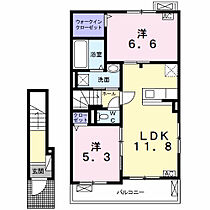 岐阜県大垣市福田町字北屋敷372番地2（賃貸アパート2LDK・2階・58.94㎡） その2