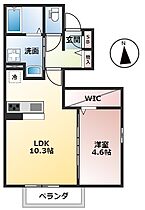 岐阜県大垣市切石町1丁目（賃貸アパート1LDK・1階・37.74㎡） その2