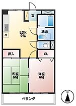 岐阜県海津市南濃町駒野1113-3（賃貸マンション2LDK・1階・50.50㎡） その2