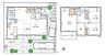 間取り：建物面積107.36ｍ2。3LDK+WICパントリー+スタディコーナー+吹抜