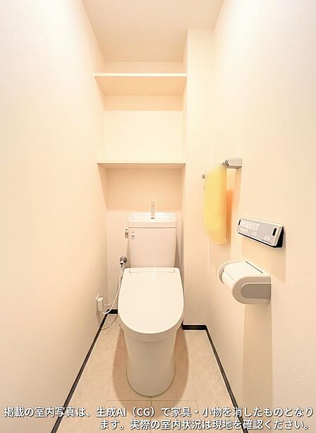 シンプルだからこそ落ち着けるトイレです/2026年8月撮影