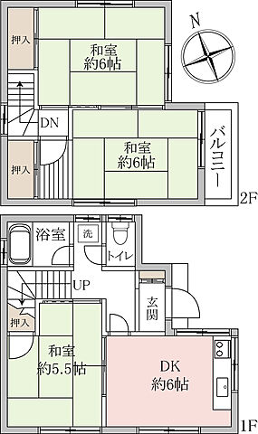 間取り ふじみ野市上福岡6丁目