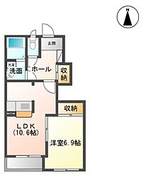 ディアコート美田園I 1階