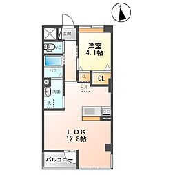 仙台市太白区柳生2丁目マンション 1LDKの間取図画像