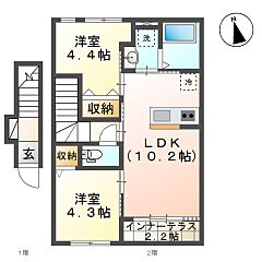 物件の間取り