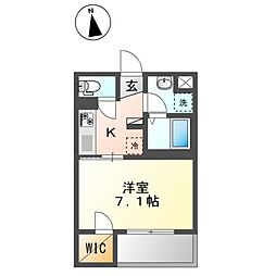 仮）西早稲田2丁目マンション新築工事 301 3階1Kの間取り