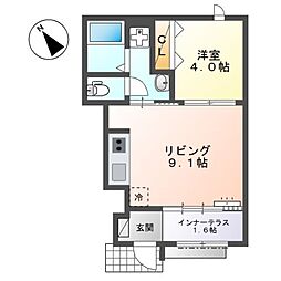 間取図画像 1LDK