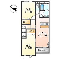 エクセレントヒルズ 2階