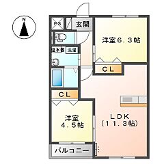物件の間取り