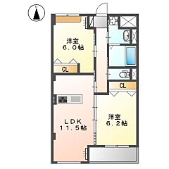 物件の間取り