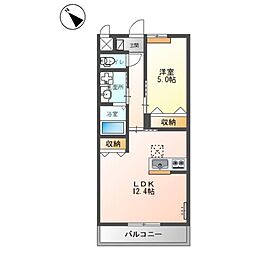 間取図画像 1LDK