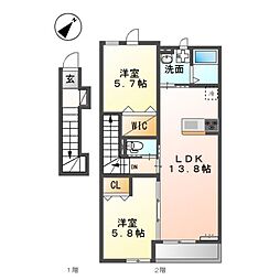 ロココハイムS 2階