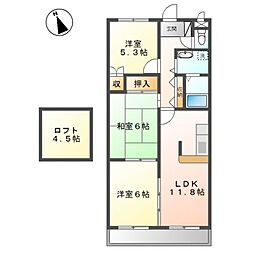 グリーンハイツ大塩II 2階