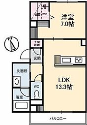 間取図画像 1LDK