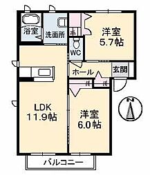 🉐敷金礼金0円！🉐アットホーム原II　Ａ棟