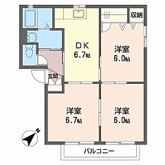 物件の間取り
