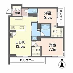 物件の間取り