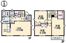 ソルコートA 3LDKの間取図画像