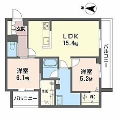 物件の間取り