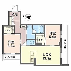 物件の間取り