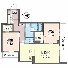 物件の間取り