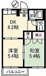 間取図画像 2DK