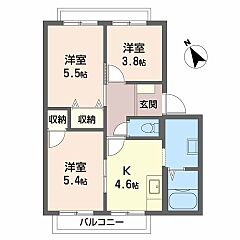 物件の間取り