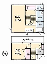 ＢＥＲＥＯ古野上 1階1LDKの間取り