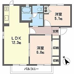 物件の間取り