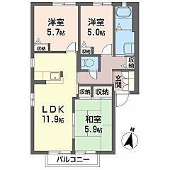 物件の間取り