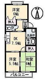 間取図画像 3DK