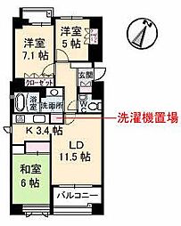 間取図画像 3LDK