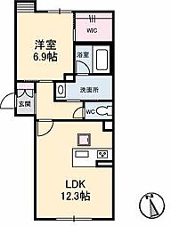 間取図画像 1LDK