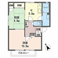 物件の間取り