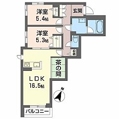 物件の間取り